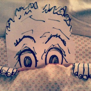 Drawing and photo by Trudy Meehan